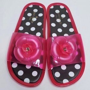 Kate Spade | Flower Swirl Jelly Sandal Slides